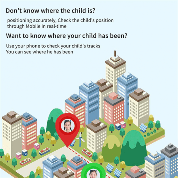 Kids Smart Watch -GPS Tracker,SOS Call - Image 8
