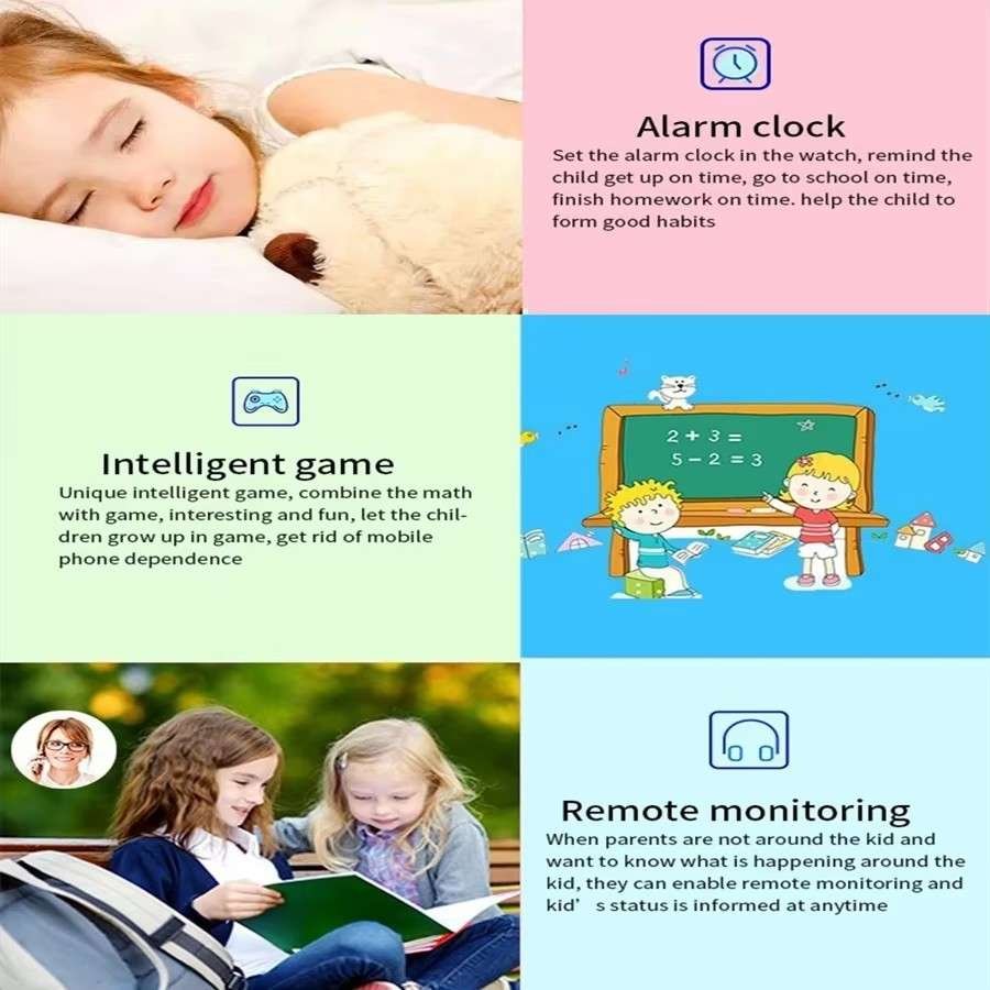 Kids Smart Watch -GPS Tracker,SOS Call 10 Kids Smart Watch -GPS Tracker,SOS Call - Image 10
